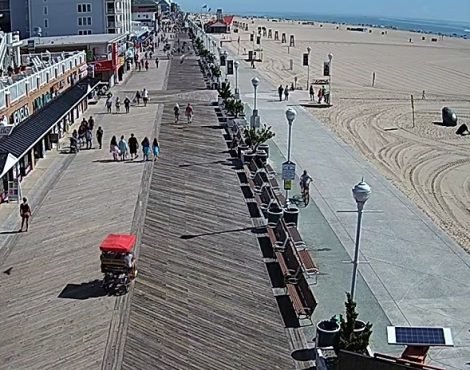 Ocean City Boardwalk Shark-Eye Cam